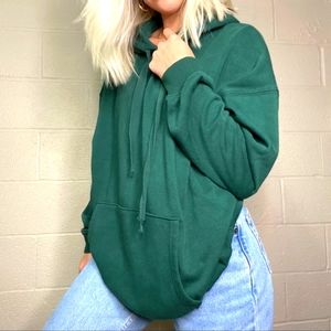 🇺🇦 Stunning Emerald Color Oversized hoodie Size Small